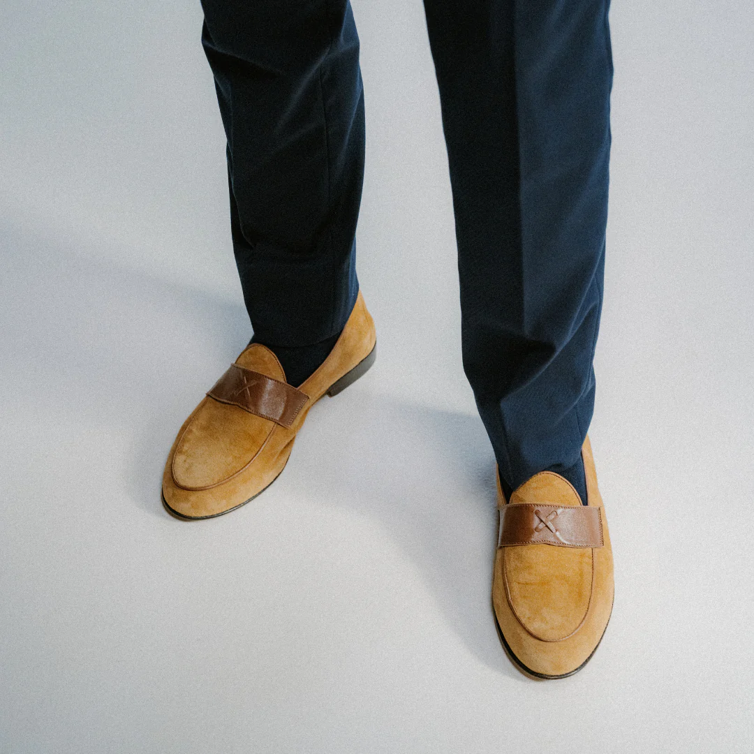Men's Tan Suede Centesimo - Image 5