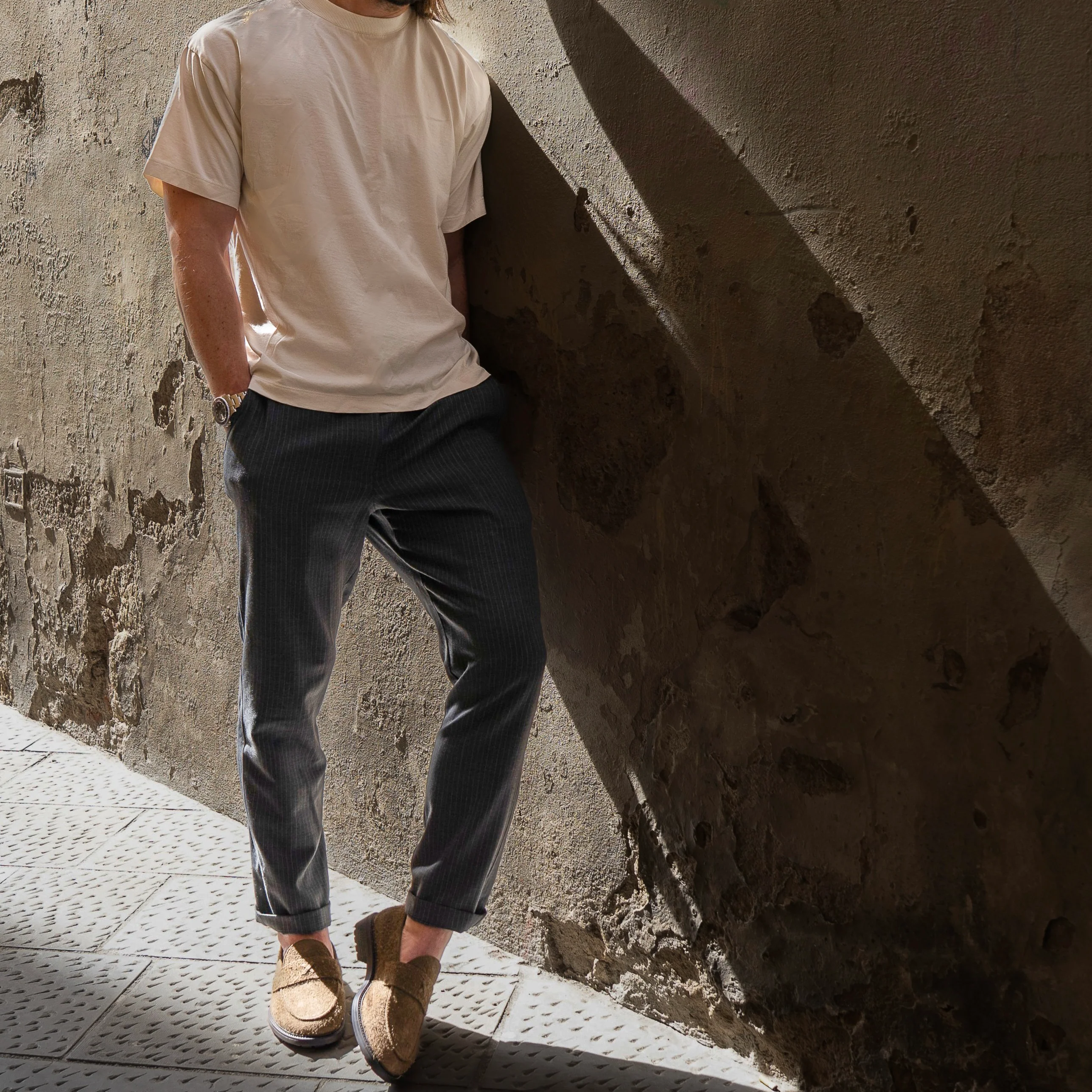 Men's Antelope Textured Suede Lug Centesimo - Image 10