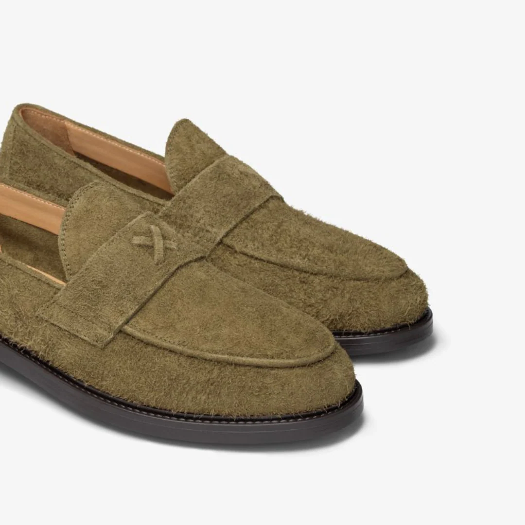 Men's Antelope Textured Suede Lug Centesimo - Image 3