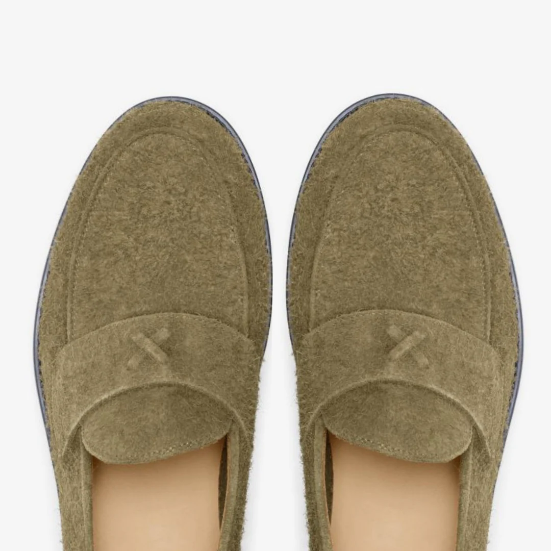 Men's Antelope Textured Suede Lug Centesimo - Image 6