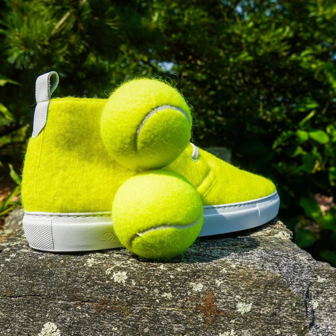 Men's Tennis Ball Felt Chukka - Image 3