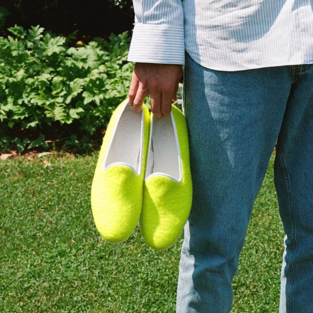 Men's Tennis Ball Felt Slipper - Image 3