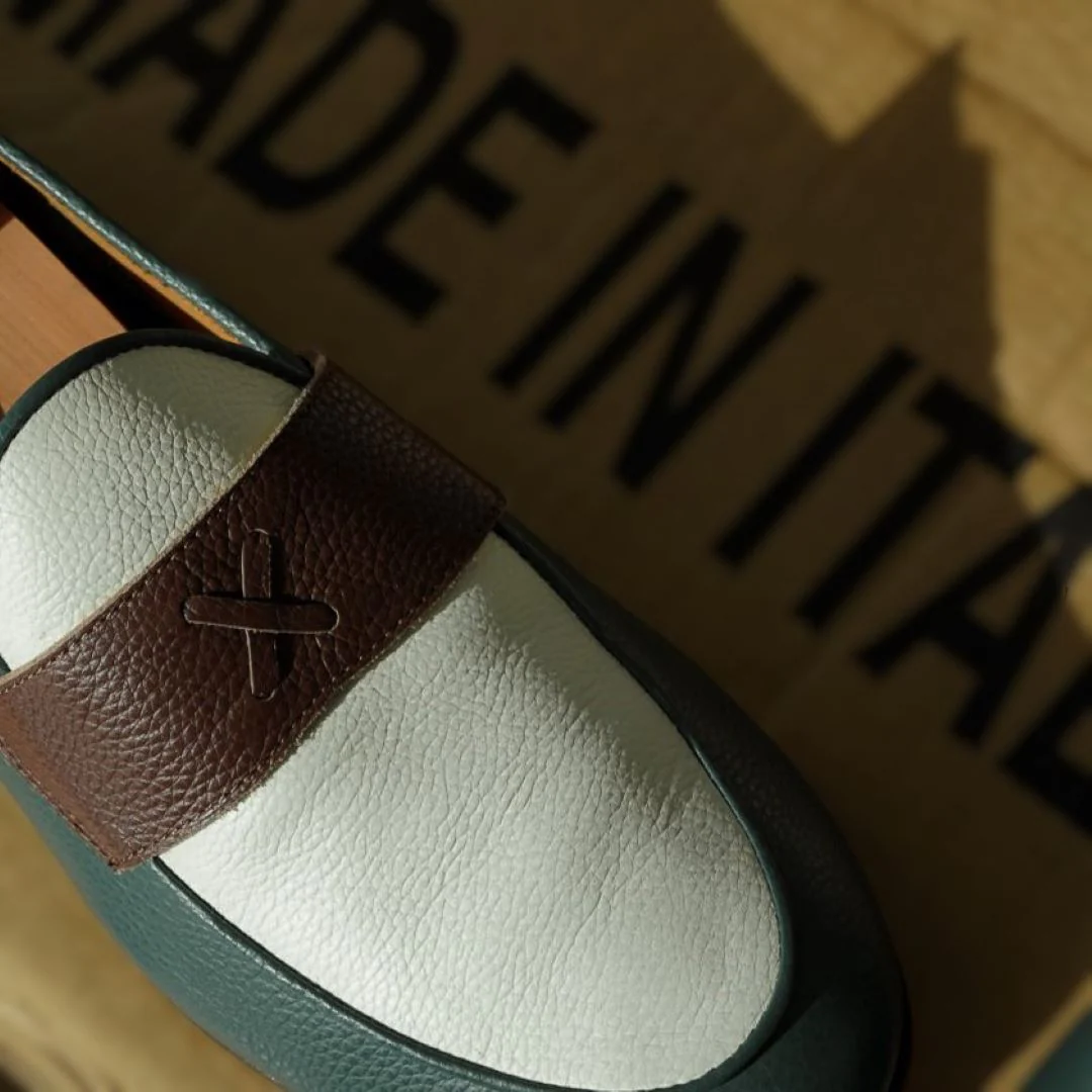 Men's Tri-Tone Leather Centesimo - Image 3