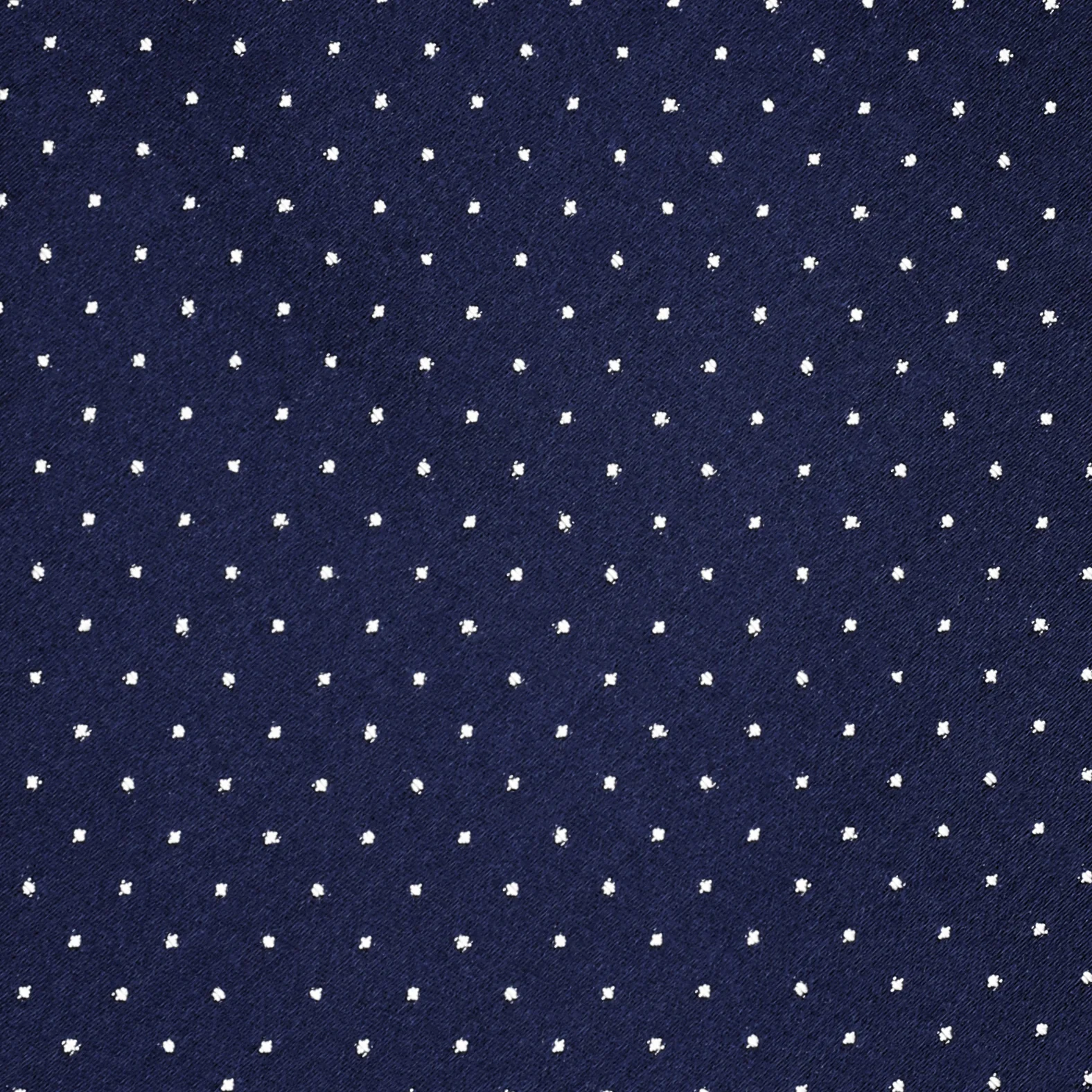Satin Dot Tie - Navy - Image 3