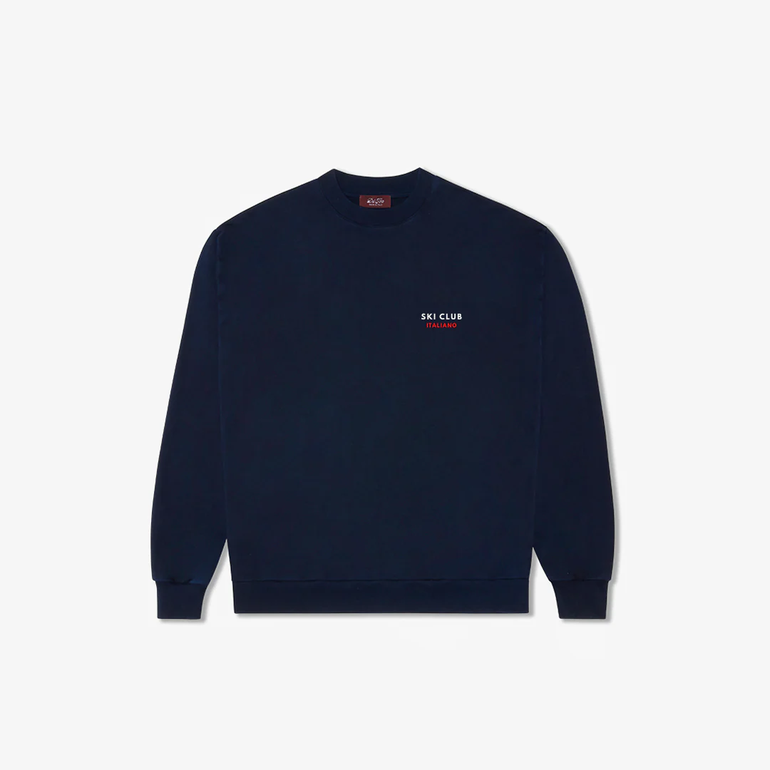 Ski Club Italiano Sweatshirt - Navy - Image 3