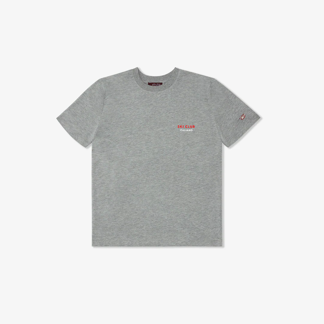 Ski Club Italiano Tee - Heather Grey