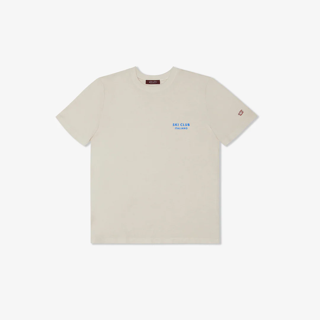Ski Club Italiano Tee - Vintage White