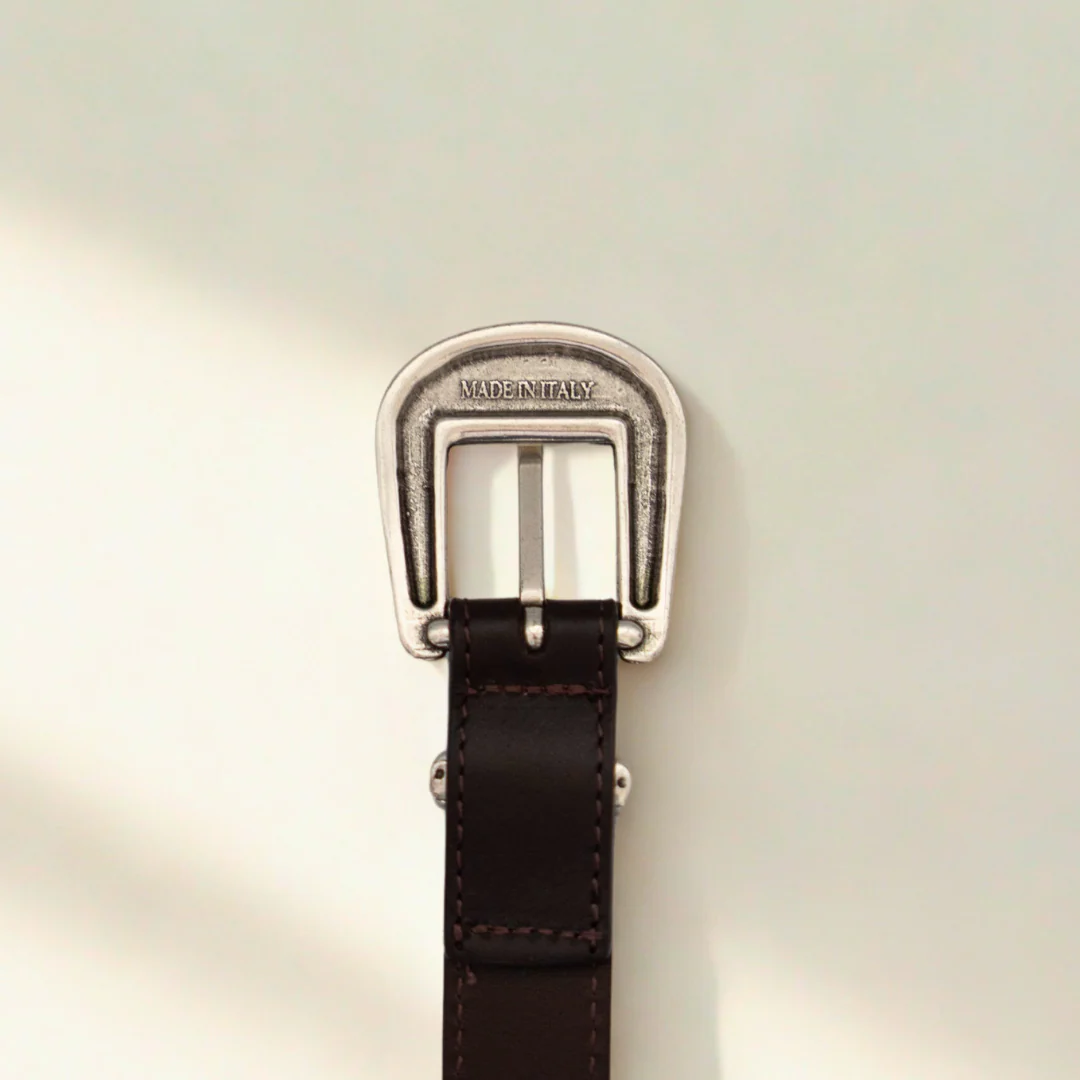 Western Belt - Brown Leather - Image 3