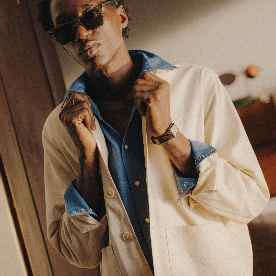 Western Shirt - Solid Blue - Image 6