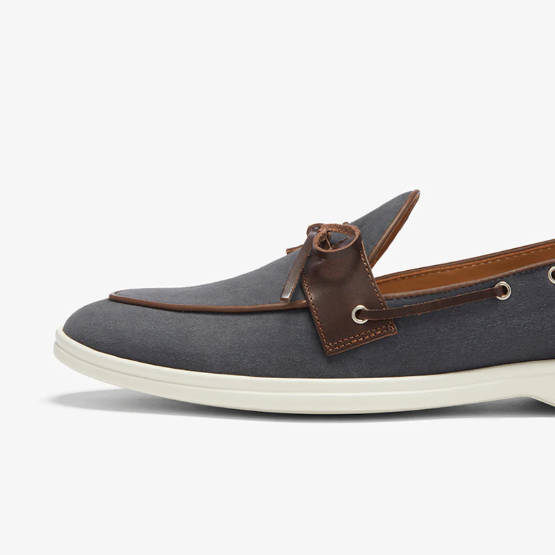 Women's Blue Suede Barca Yacht Loafer - Image 5