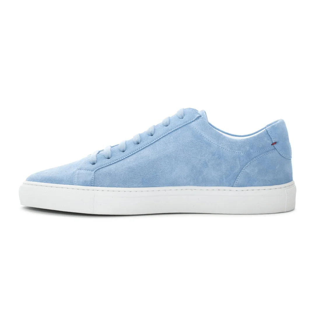 Women's Baby Blue Suede Sardegna Sneaker II - Image 5