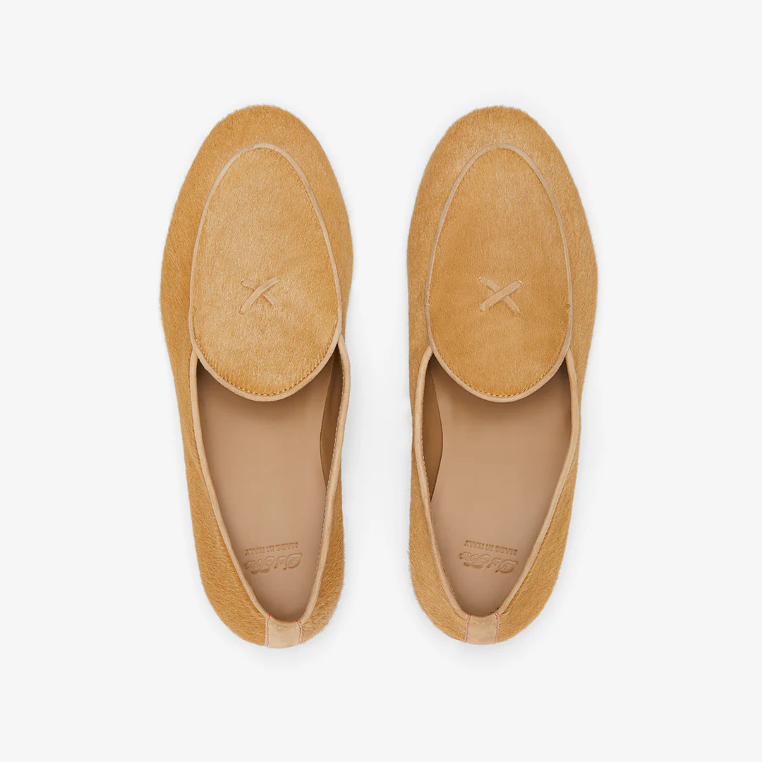 Women's Camel Pony Hair Milano Loafer - Image 4