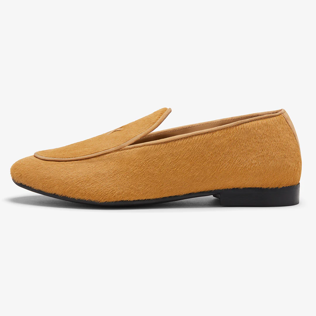 Women's Camel Pony Hair Milano Loafer - Image 5