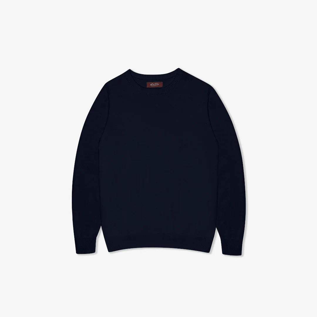 Women's Classic Crewneck Sweater - Navy