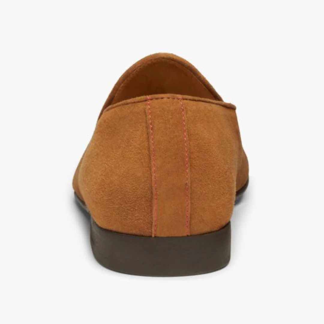 Men's Cognac Suede Milano Loafer - Image 8