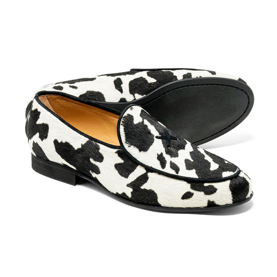 Womens Cow Print Milano Loafer - Image 3