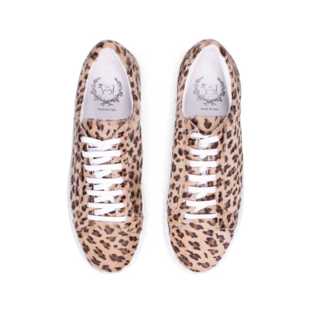 Women's Leopard Pony Hair Sardegna Sneaker II - Image 5