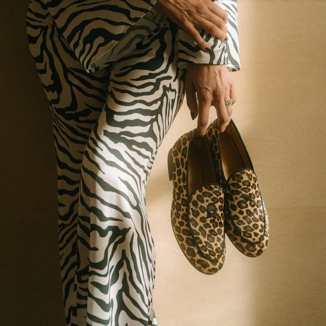 Womens Leopard Print Milano Loafer - Image 10