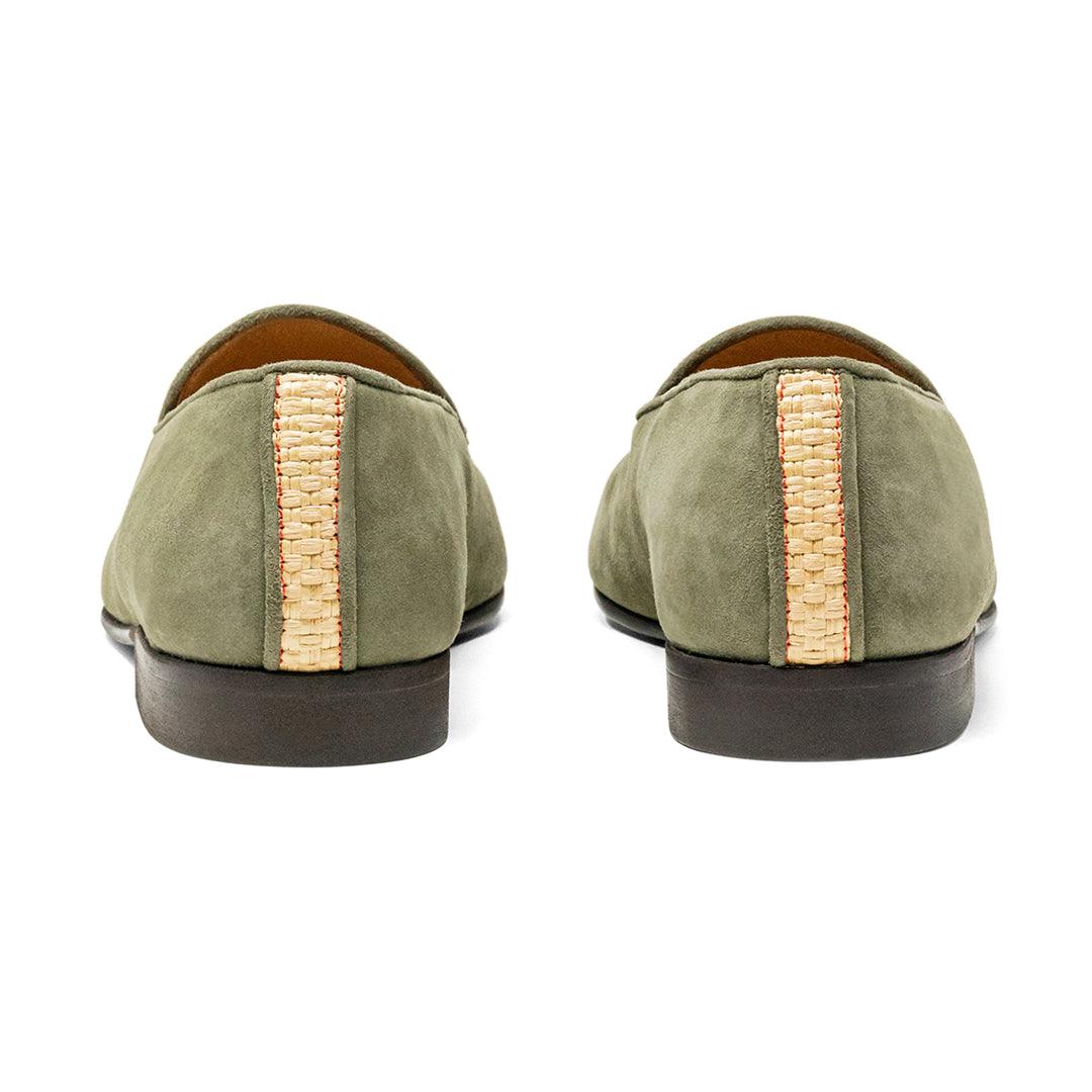 Women's Olive Raffia Milano Loafer - Image 6