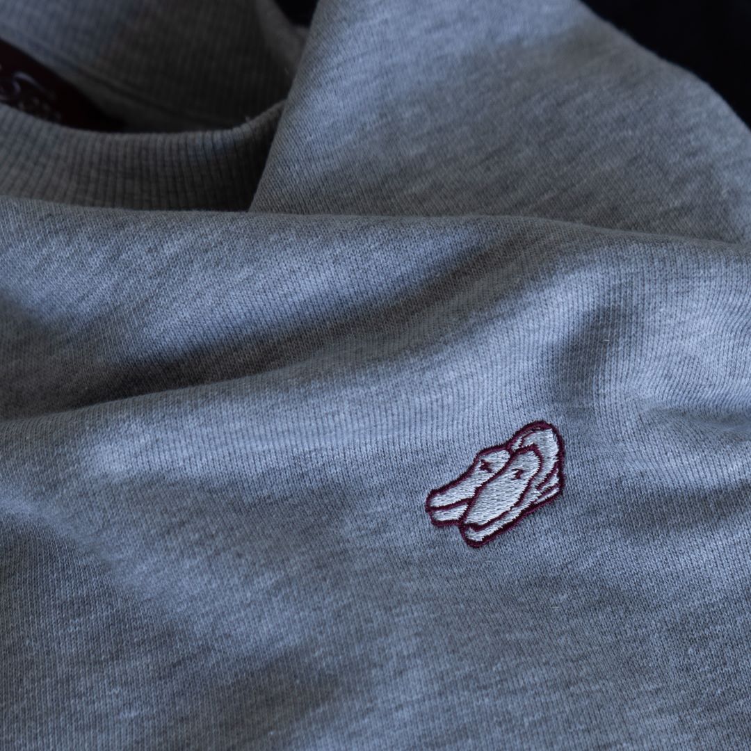 Women's Retro Gym Crewneck Sweatshirt - Heather Grey - Image 3