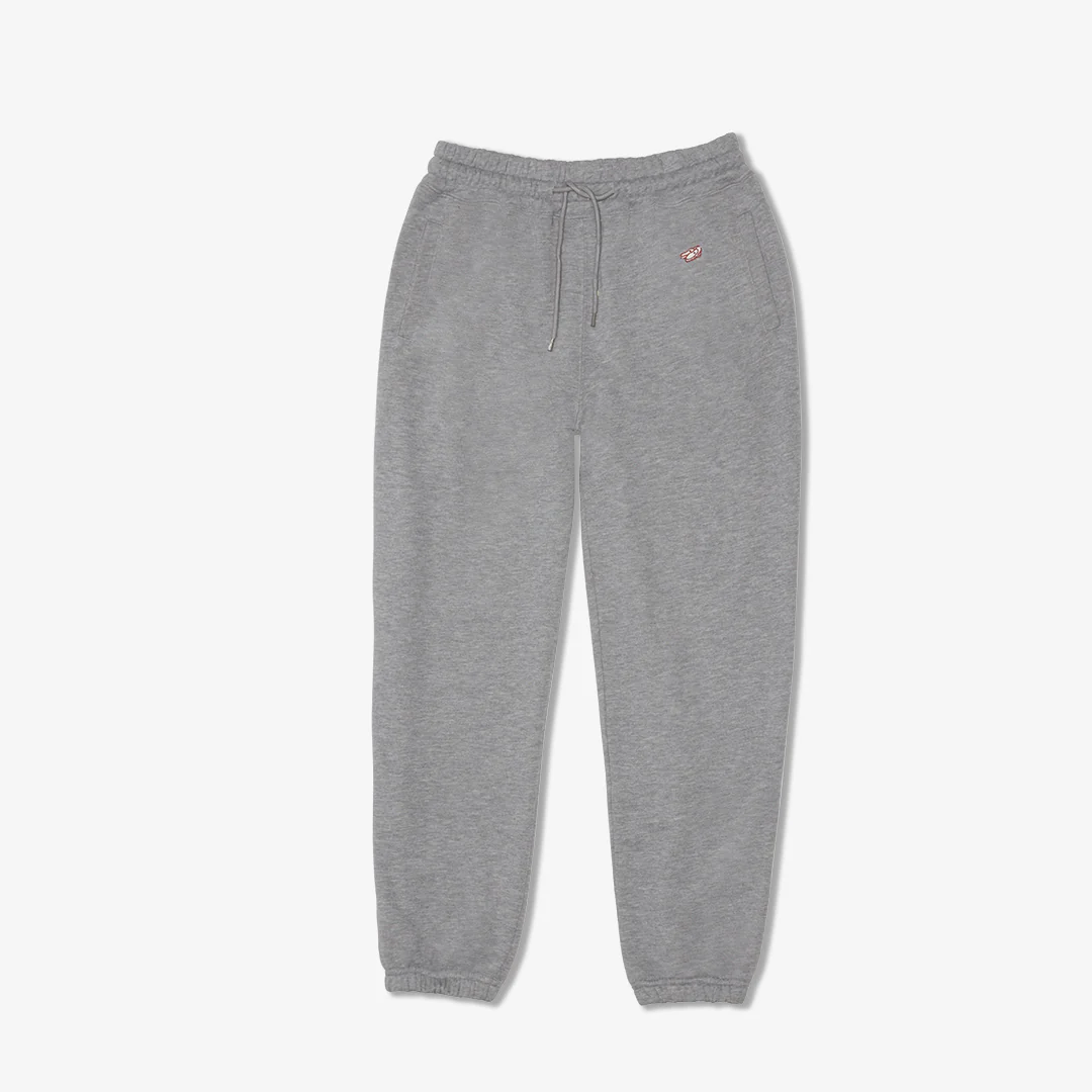 Women's Retro Gym Sweatpants - Heather Grey
