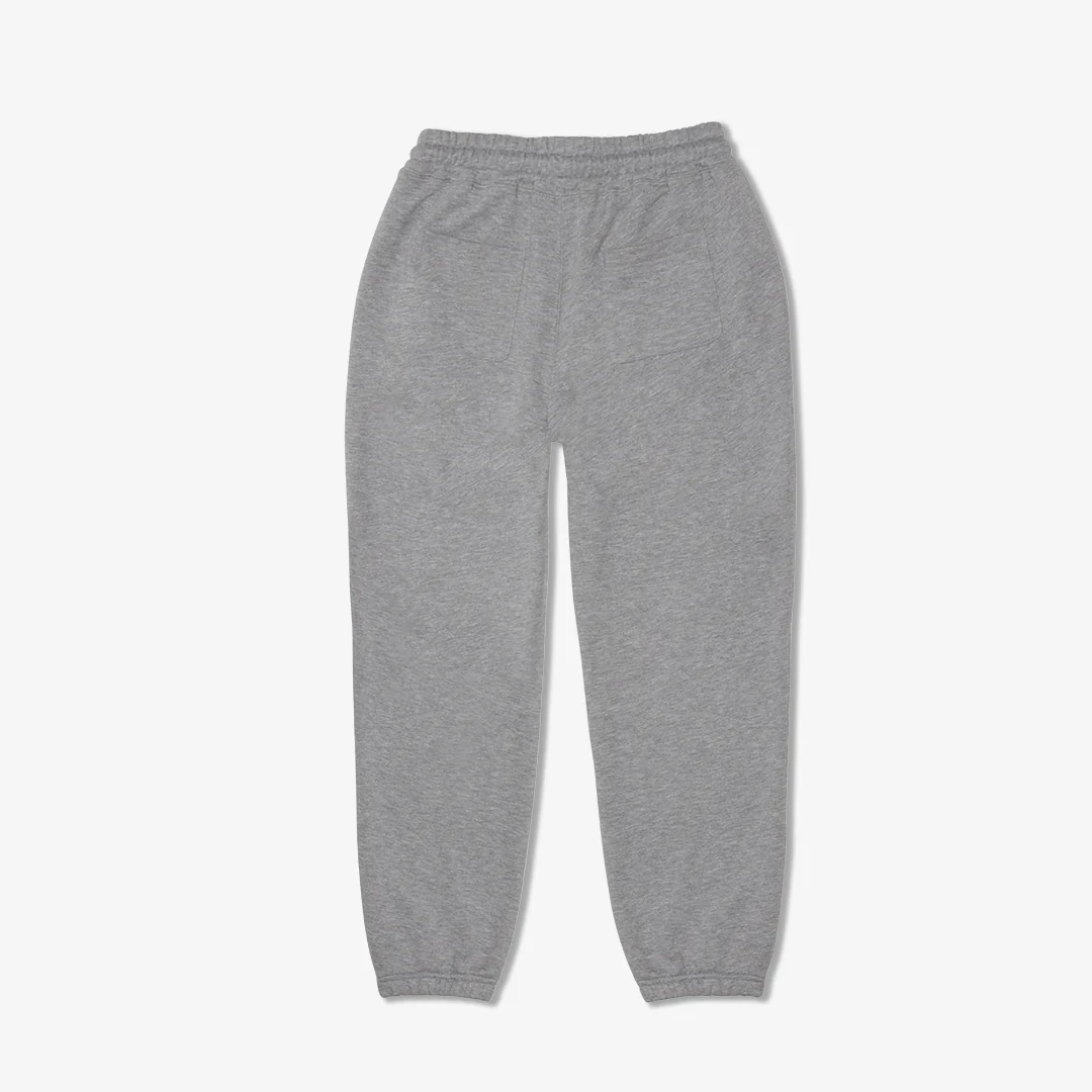 Women's Retro Gym Sweatpants - Heather Grey - Image 3