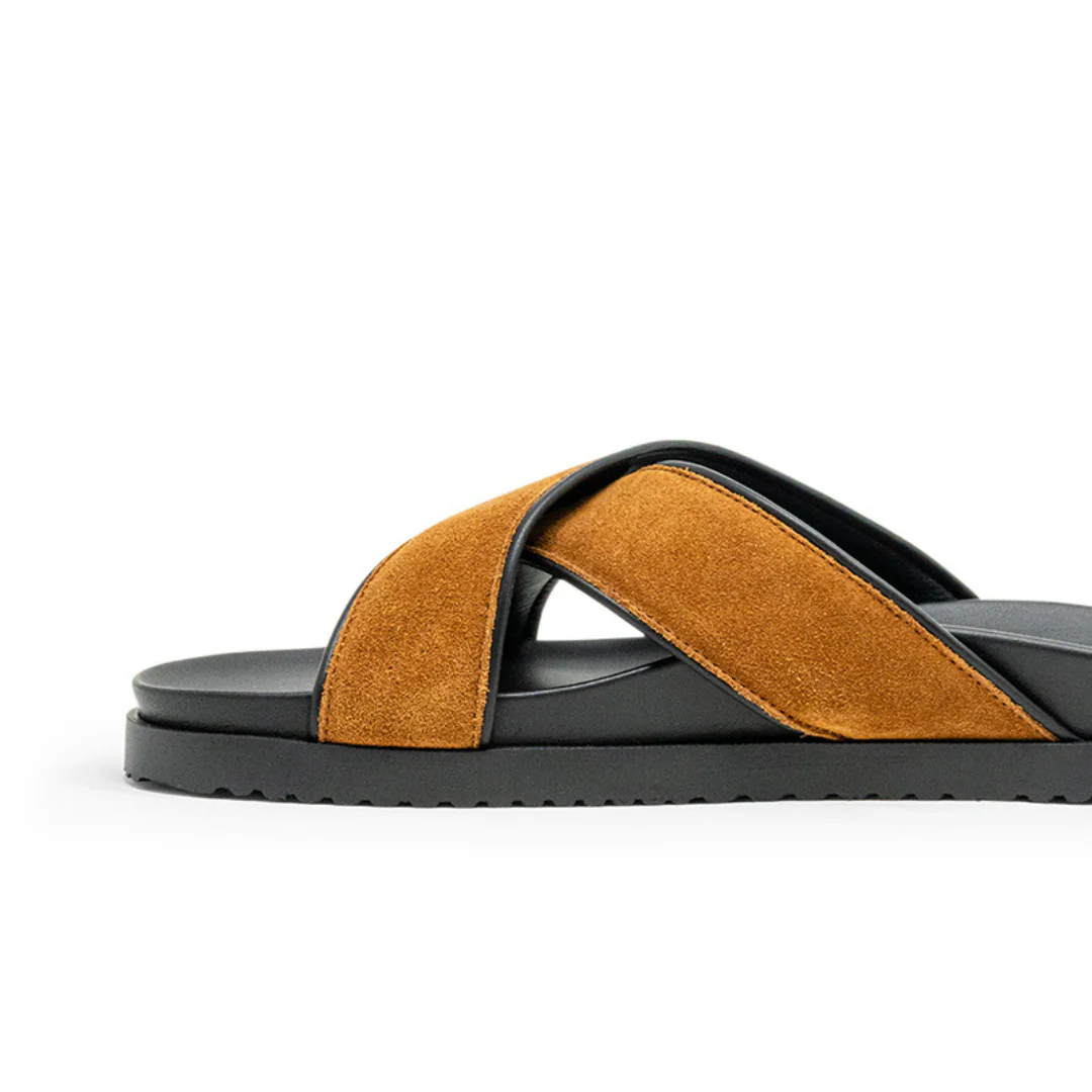 Women's Tan Amalfi Crossover Sandal - Image 5