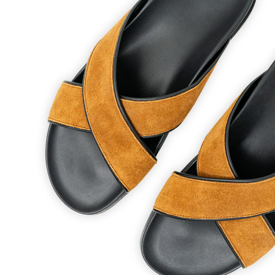 Men's Tan Amalfi Crossover Sandal - Image 5
