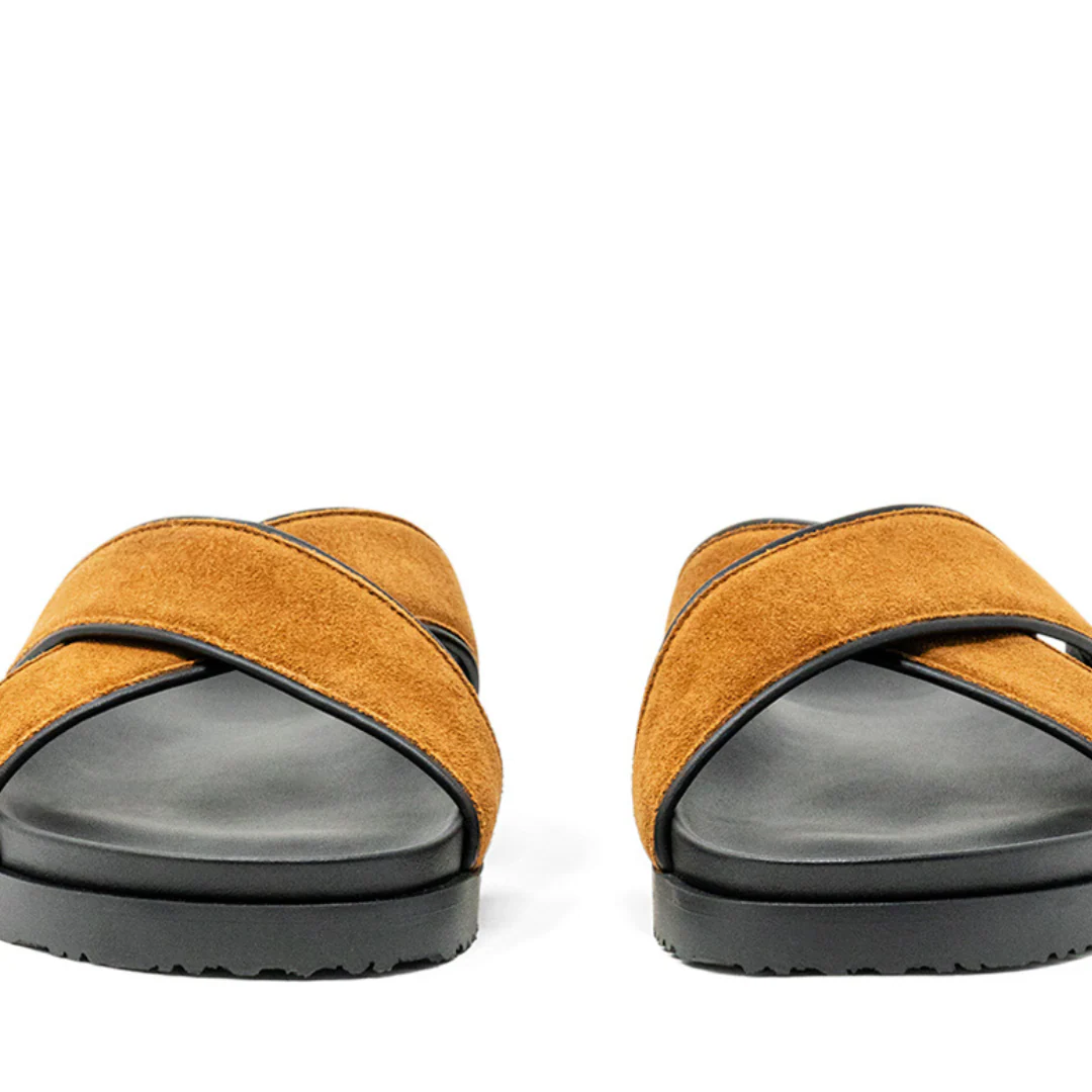 Men's Tan Amalfi Crossover Sandal - Image 6