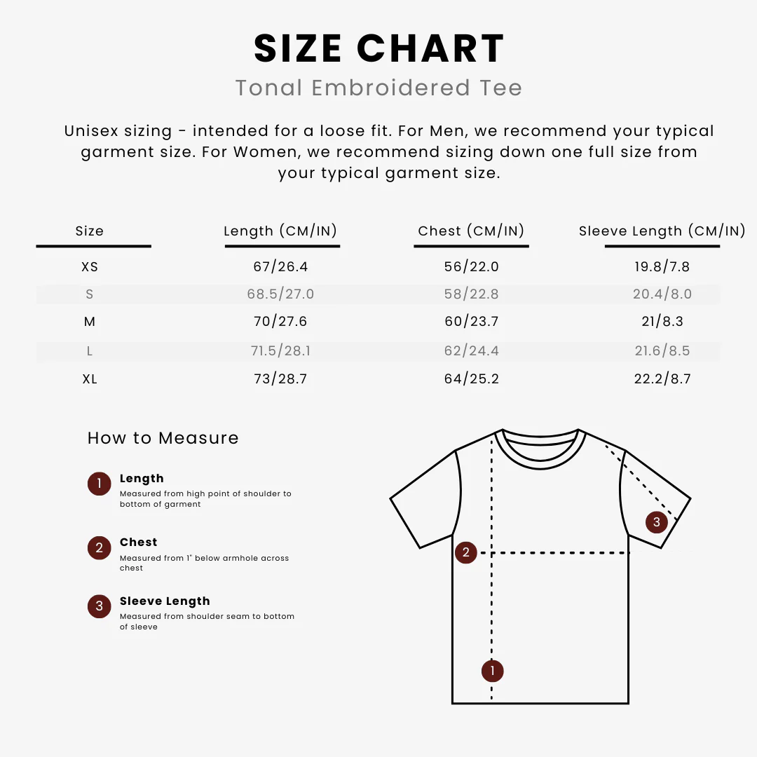 Men's Tonal Embroidered Tee - Navy - Image 4